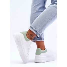 Scarpe Sportive Classiche da Donna White-Green Night Trip bianco 2