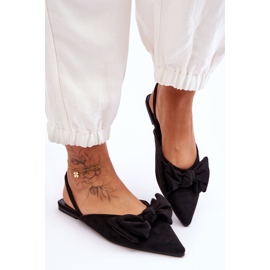 Ballerine Slip-On Con Fiocco Donna Nere Nadine nero 2
