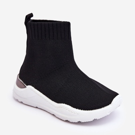 FR1 Scarpe Sportive Calzino Per Bambini Nere Benito nero 1