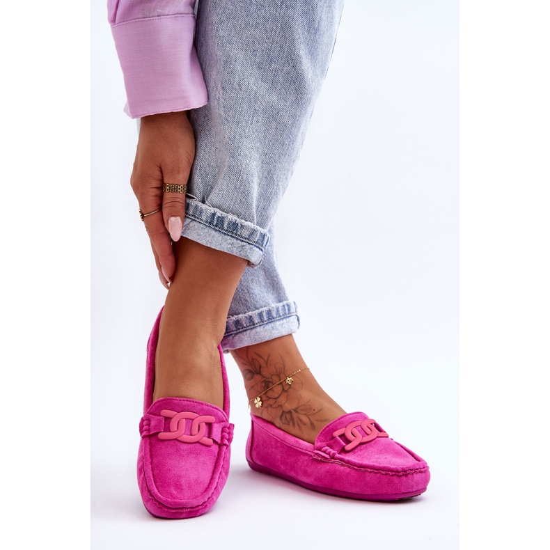 Mocassini in camoscio alla moda da donna Rosa Rabell 2
