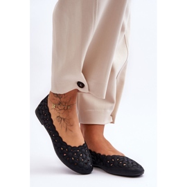 PE1 Ballerine traforate da donna Black Visionary nero 1