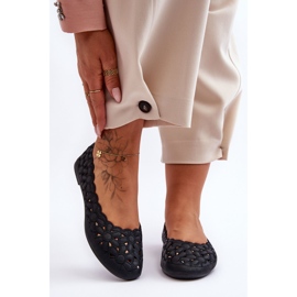 PE1 Ballerine traforate da donna Black Visionary nero 2