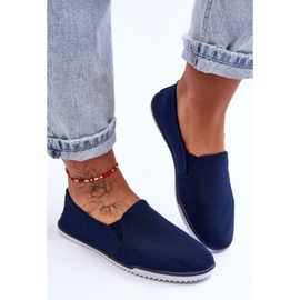 Sneakers senza lacci da donna Versali Navy blu 2