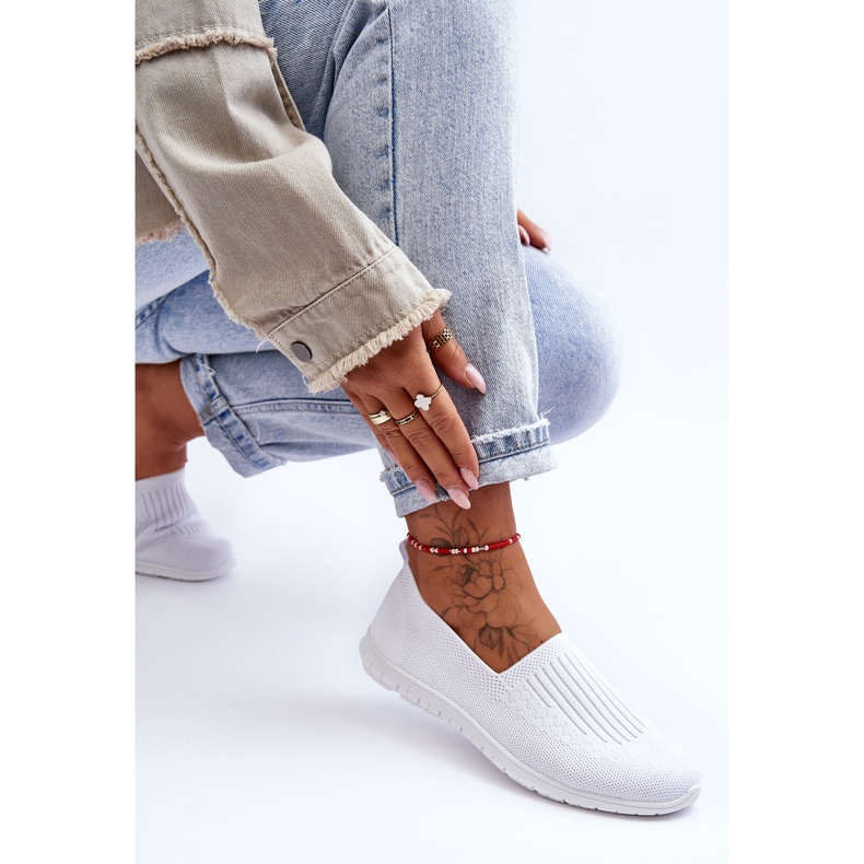 PE1 Sneakers senza lacci da donna Bianco Lento bianca 2