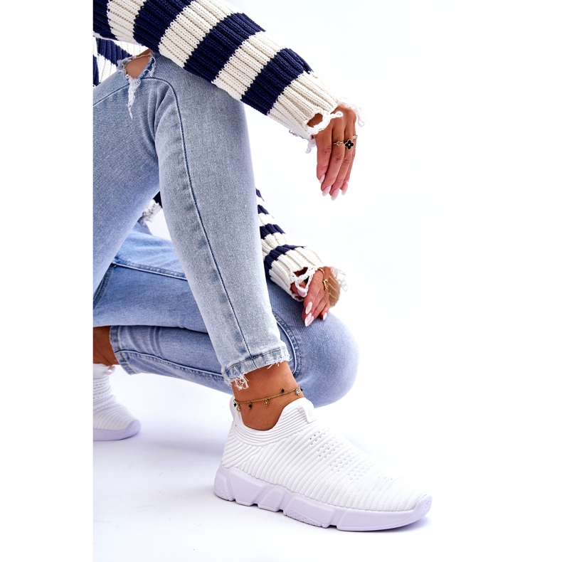 Scarpe Sportive Donna Slip-on Big Star DD274460 Bianco bianca 6