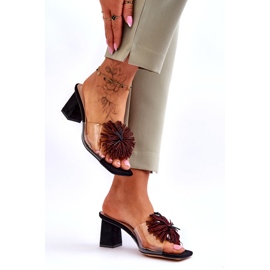 Teli alti trasparenti da donna S.Barski KV-AP658-1 Black nero 4