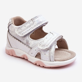 News Comodi sandali con velcro per bambini White Alaska bianco 1