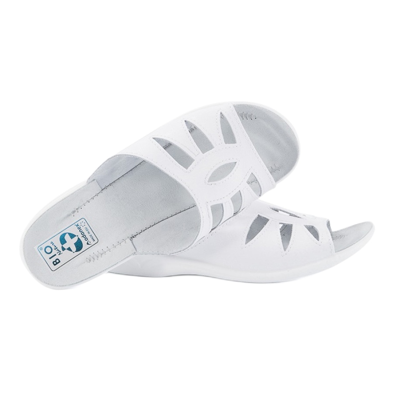 Pantofole Adanex BIO Nature 9241 bianco 2