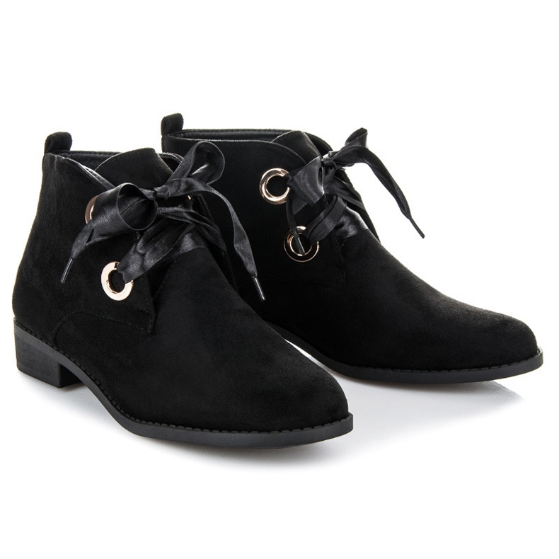 Sergio Todzi Stivali bassi in camoscio nero 2