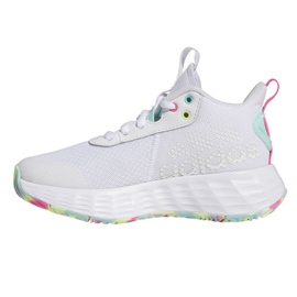 Scarpe da basket adidas OwnTheGame 2.0 Jr. IF2696 bianca bianca 1