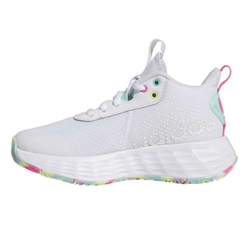 Scarpe da basket adidas OwnTheGame 2.0 Jr. IF2696 bianca bianca 1