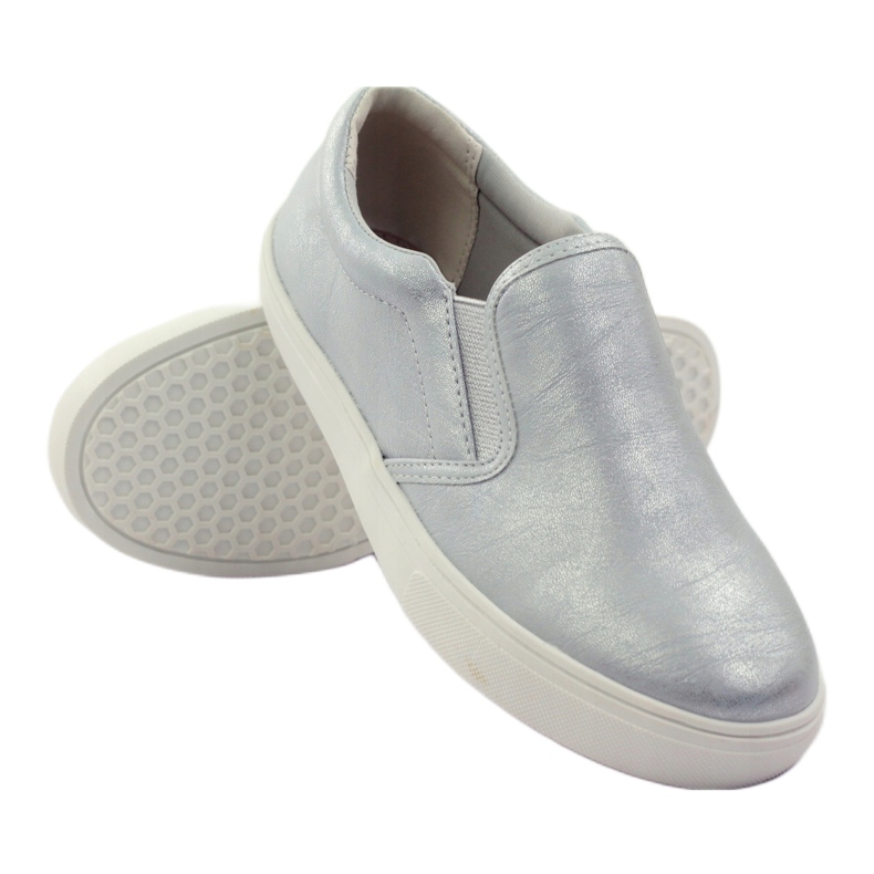 American Club Sneakers sportive con inserto in pelle 16541 grigio 3