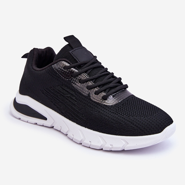 Scarpe Sportive Classiche Da Uomo Nere E Bianche Santiago nero 1