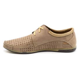 Mario Pala Scarpe traforate da uomo 563 beige 1