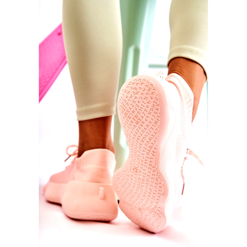 Scarpe sportive slip-on da donna, rosa 4