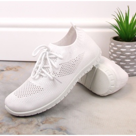 News Scarpe sportive da donna slip on bianche NOVITÀ bianco 1