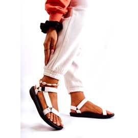 Sandali sportivi da donna bianchi bianca 3