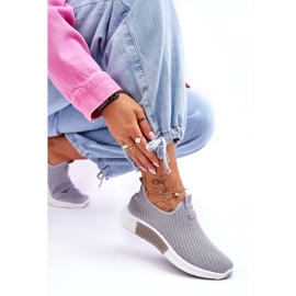 Scarpe Sportive Classiche Slip-On Grigie grigio 2