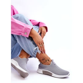 Scarpe Sportive Classiche Slip-On Grigie grigio 3