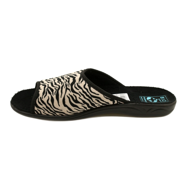 Adanex Pantofole da donna Sara 15773 Stampa leopardata nero 3