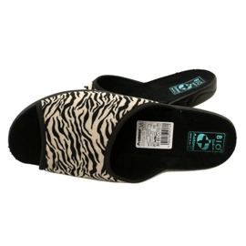 Adanex Pantofole da donna Sara 15773 Stampa leopardata nero 6