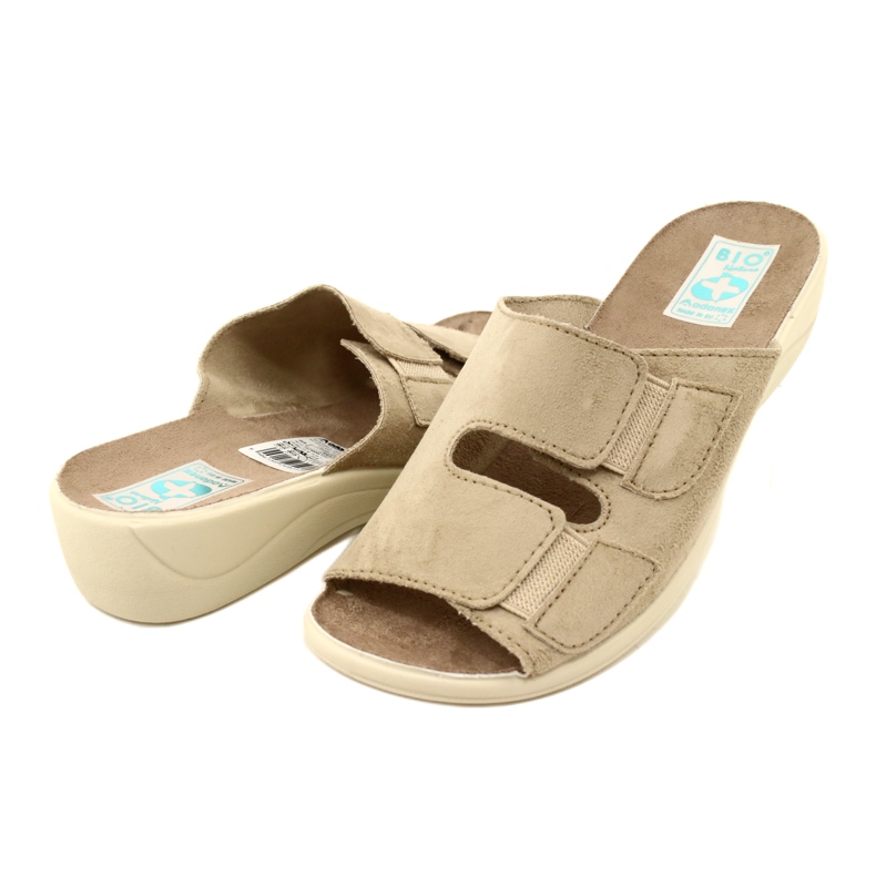 Adanex Infradito da donna BIO Nature 26023 beige 4
