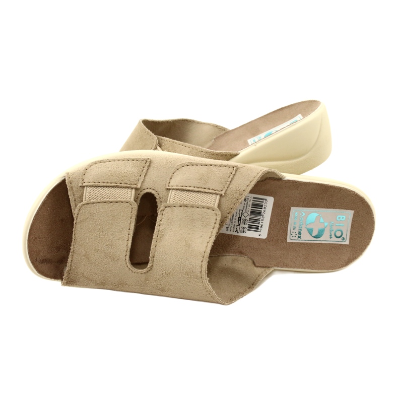 Adanex Infradito da donna BIO Nature 26023 beige 6