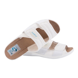 Pantofole Adanex Diana BIO Natura 17659 bianco 2