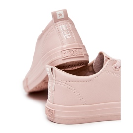 Sneakers eco-piuma per bambini Big Star JJ374022 NUDE rosa 2