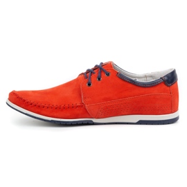 KOMODO Scarpe Mocassini uomo 875 rosso 1
