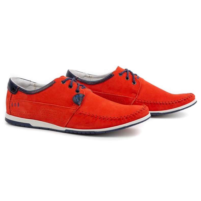 KOMODO Scarpe Mocassini uomo 875 rosso 2