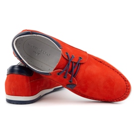 KOMODO Scarpe Mocassini uomo 875 rosso 3