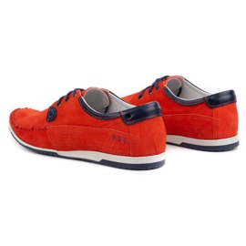 KOMODO Scarpe Mocassini uomo 875 rosso 4