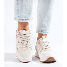 Scarpe sportive da donna beige Shelovet 2