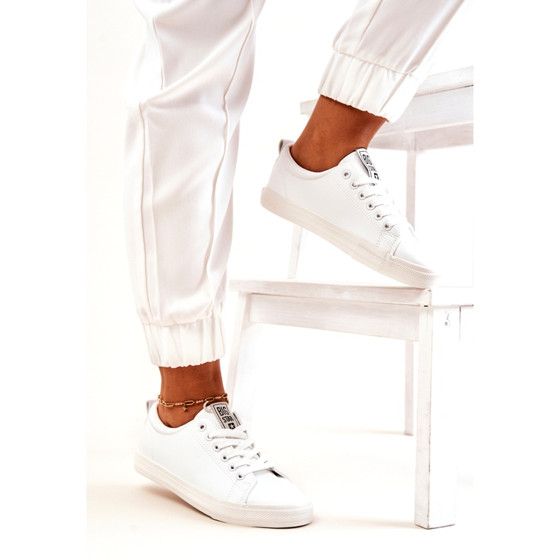 Sneakers in pelle Big Star JJ274311 Bianche bianca 7