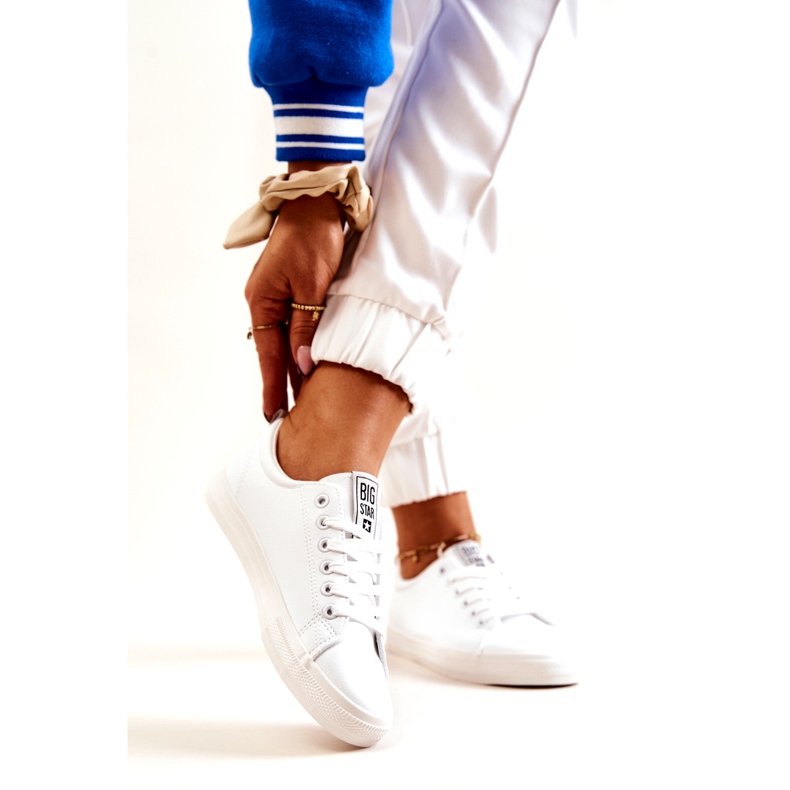 Sneakers in pelle Big Star JJ274311 Bianche bianca 3