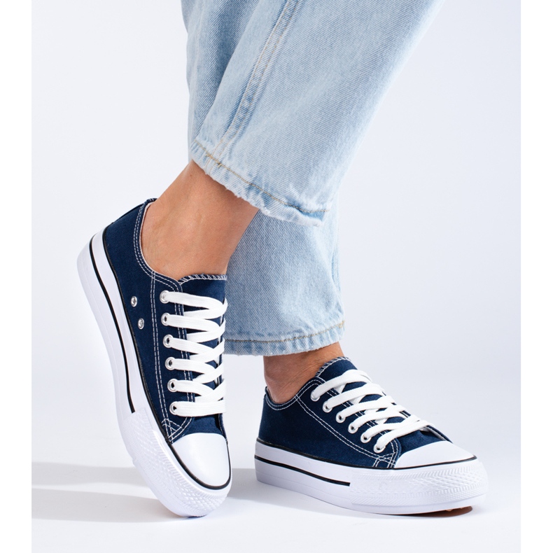 Sneaker da donna Shelovet blu navy 1