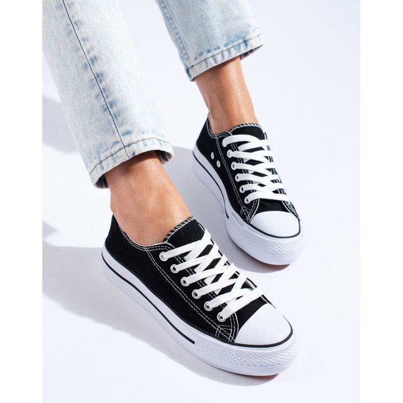 Sneakers Shelovet nere da donna nero 1