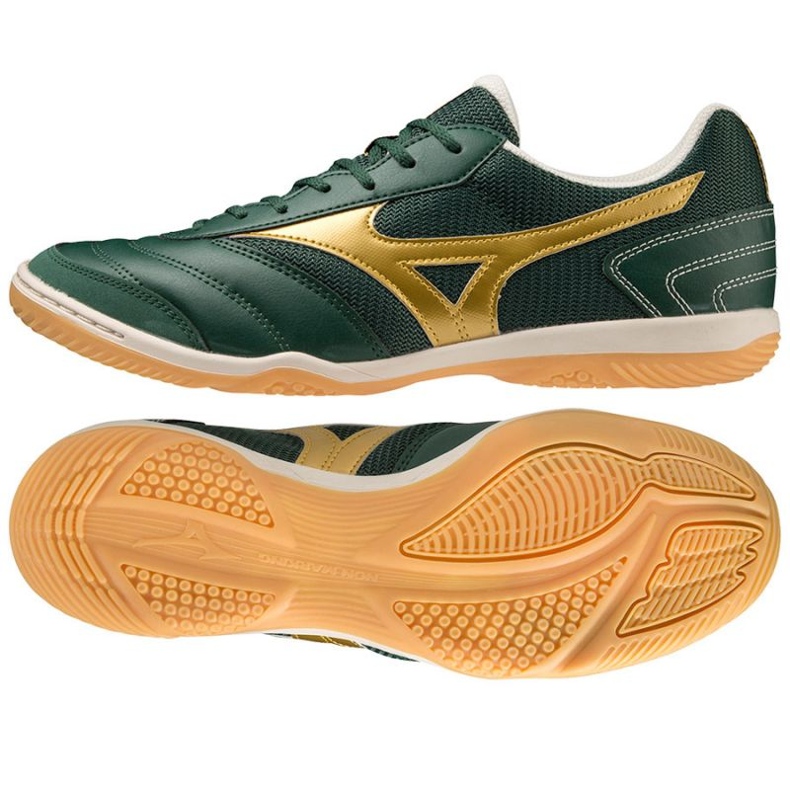Mizuno Morelia Sala Club In M Q1GA230373 scarpe da calcio verde verde 1