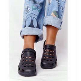 Flameshoes Slifori di schiuma nera femminile Eva Black nero 4