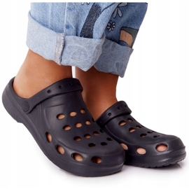 Flameshoes Slifori di schiuma nera femminile Eva Black nero 5