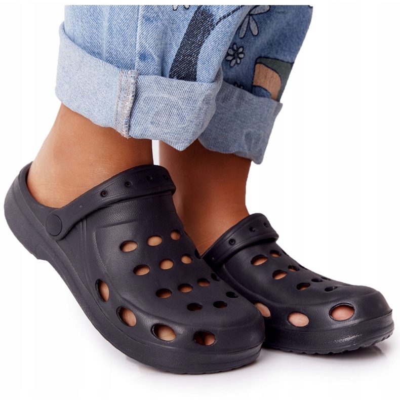 Flameshoes Slifori di schiuma nera femminile Eva Black nero 5