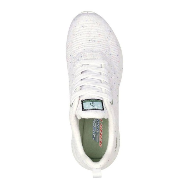 Scarpe Skechers Bobs Squad-Reclaim Life W 117282/WHT bianca 1