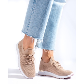 Sneakers traforate beige di Shelovet 1