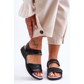 Sandali Classici Velcro S.Barski 97575 Nero 2