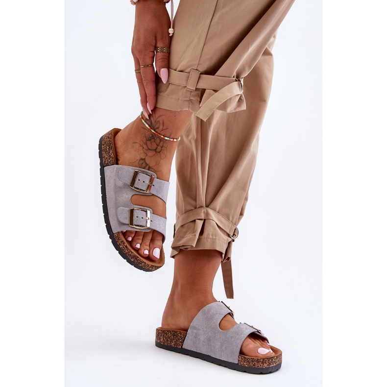 Sandali Slip-On Cortina Grigi Da Donna grigio 2