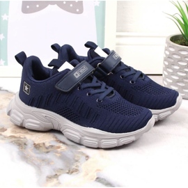 Scarpe sportive sulla piattaforma News Jr EVE395 blu navy 2