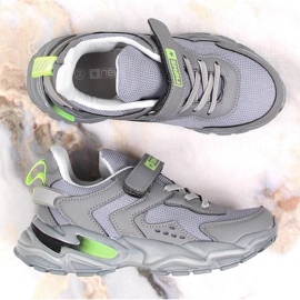 News Novità Jr EVE398B scarpe sportive con plateau grigio 2