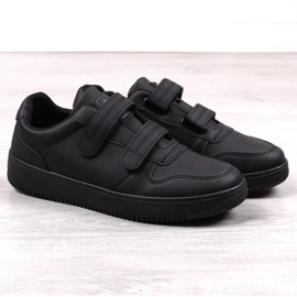 News Scarpe sportive con velcro Novità W EVE402A nere nero 1