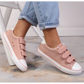 Sneaker con velcro Big Star W INT1842A rosa 2